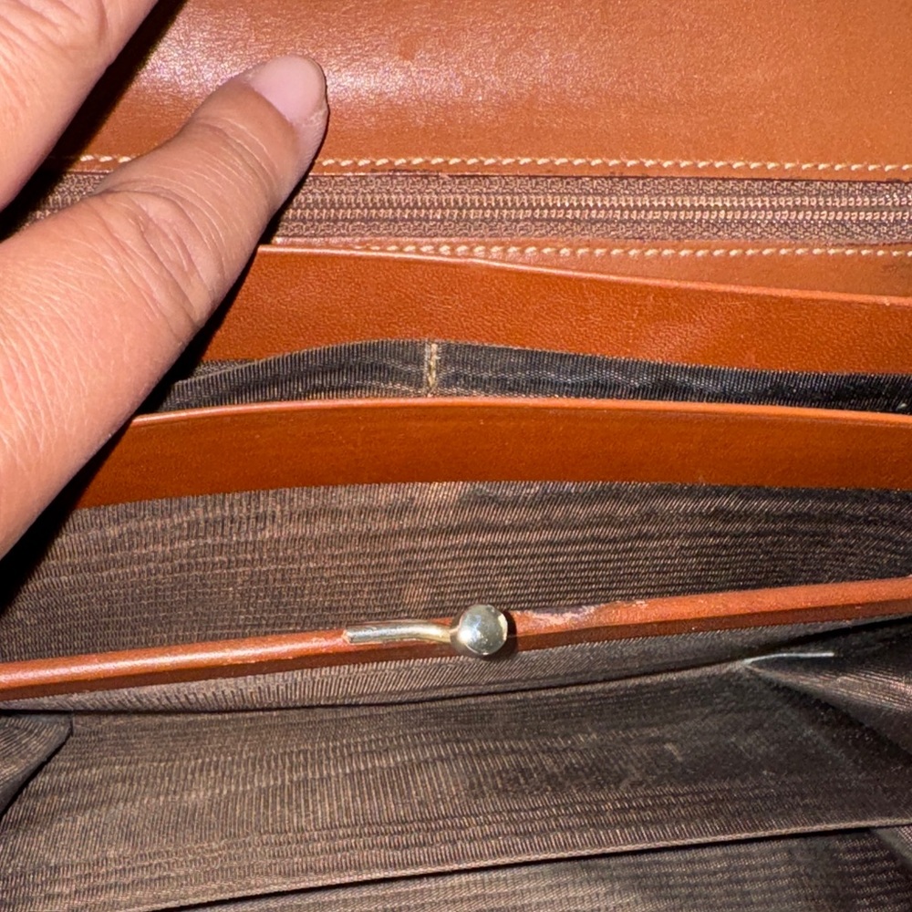 Burberry Beige and Brown Checkered Wallet - Picture 7 of 11